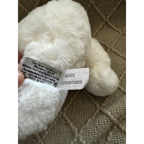 The Bear Factory Snowman Plush White Stuffed Soft Cuddly Vintage 2001 - Picture 5 of 7